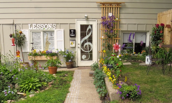 Mark Luger's private music studio in Wayzata, MN.